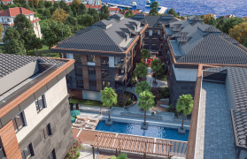 Проект в районе Бейликдюзю на берегу моря (CTE066) Проект в районе Бейликдюзю на берегу моря (CTE066)