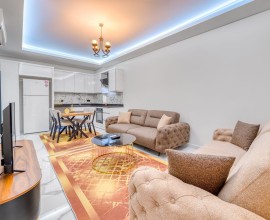 Квартира с дизайнерской мебелью и ремонтом в районе Каргыджак (BT050)